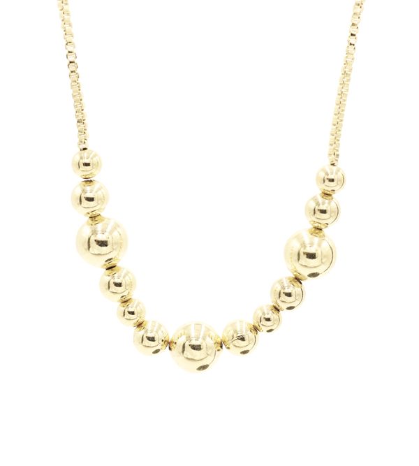 Bubbles Necklace Gold