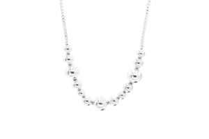 Bubbles Necklace Silver