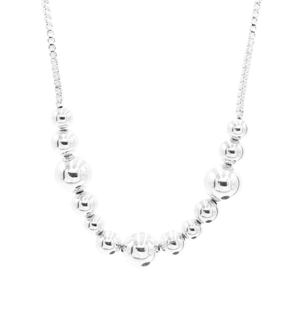 Bubbles Necklace Silver