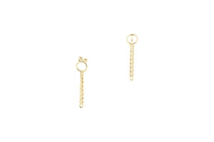 Curb Ohrringe Gold