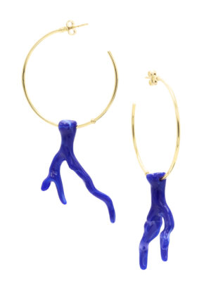 Coral Ohrringe Blau
