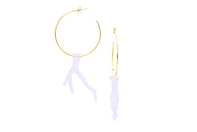 Pendientes Coral Blanco