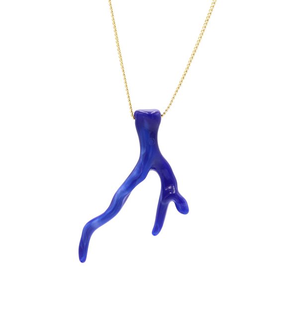 Coral Necklace Blue
