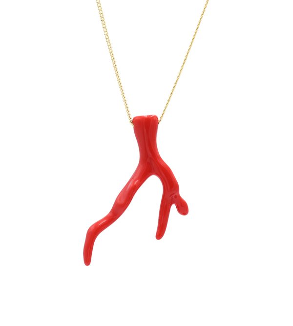 Coral Necklace Red