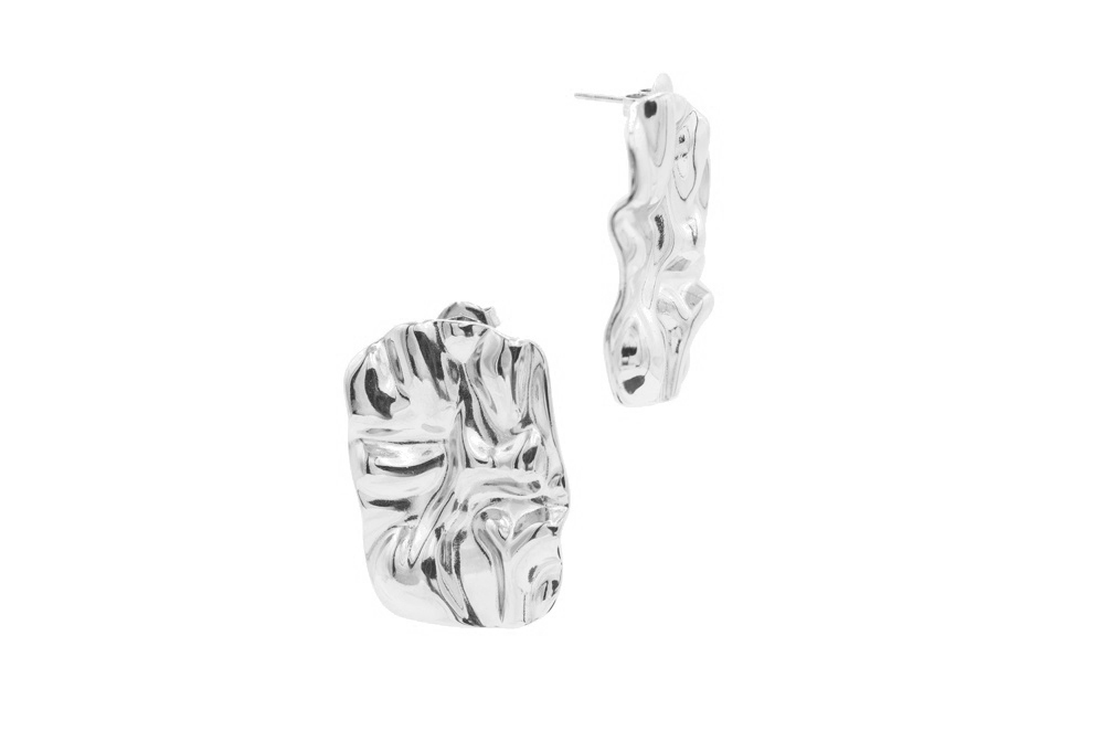 Flow Earrings Silver