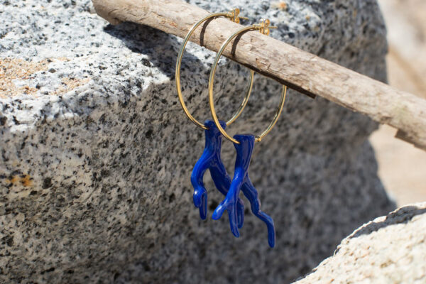 Coral Earrings White