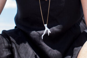 Coral Necklace White