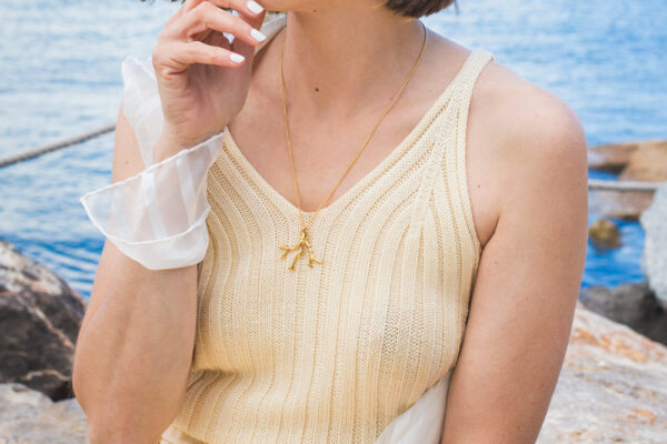 Stream Necklace Gold