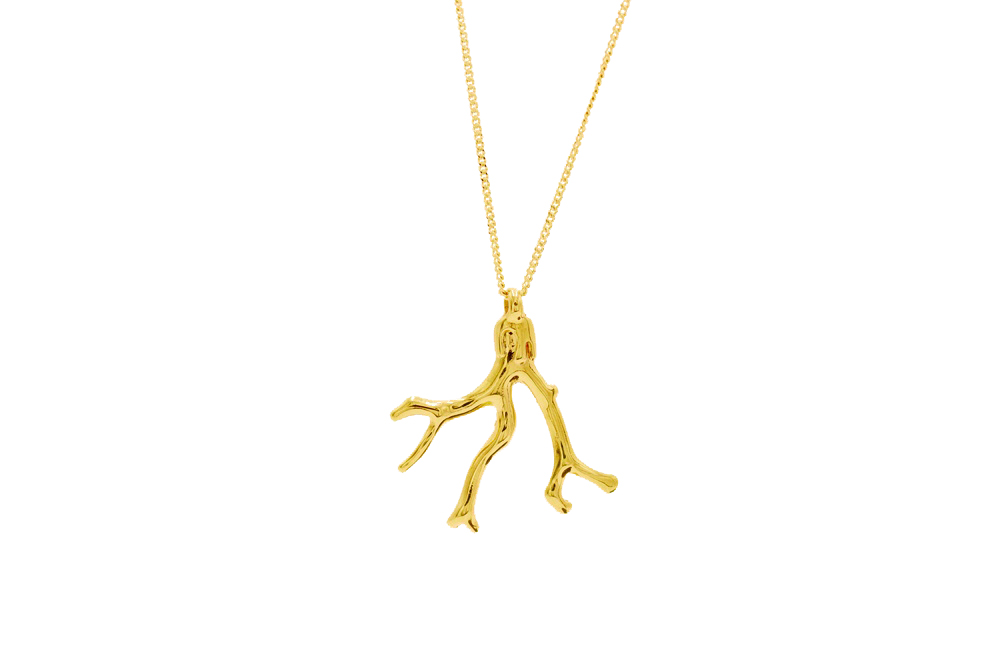 Stream Necklace Gold