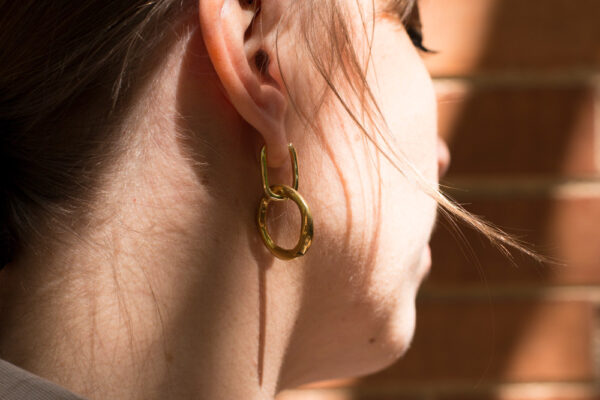 Ribbon Ohrringe Silber