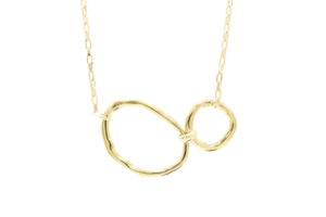 Ribbon Chain Kette Gold