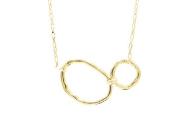 Collar Ribbon Chain Oro