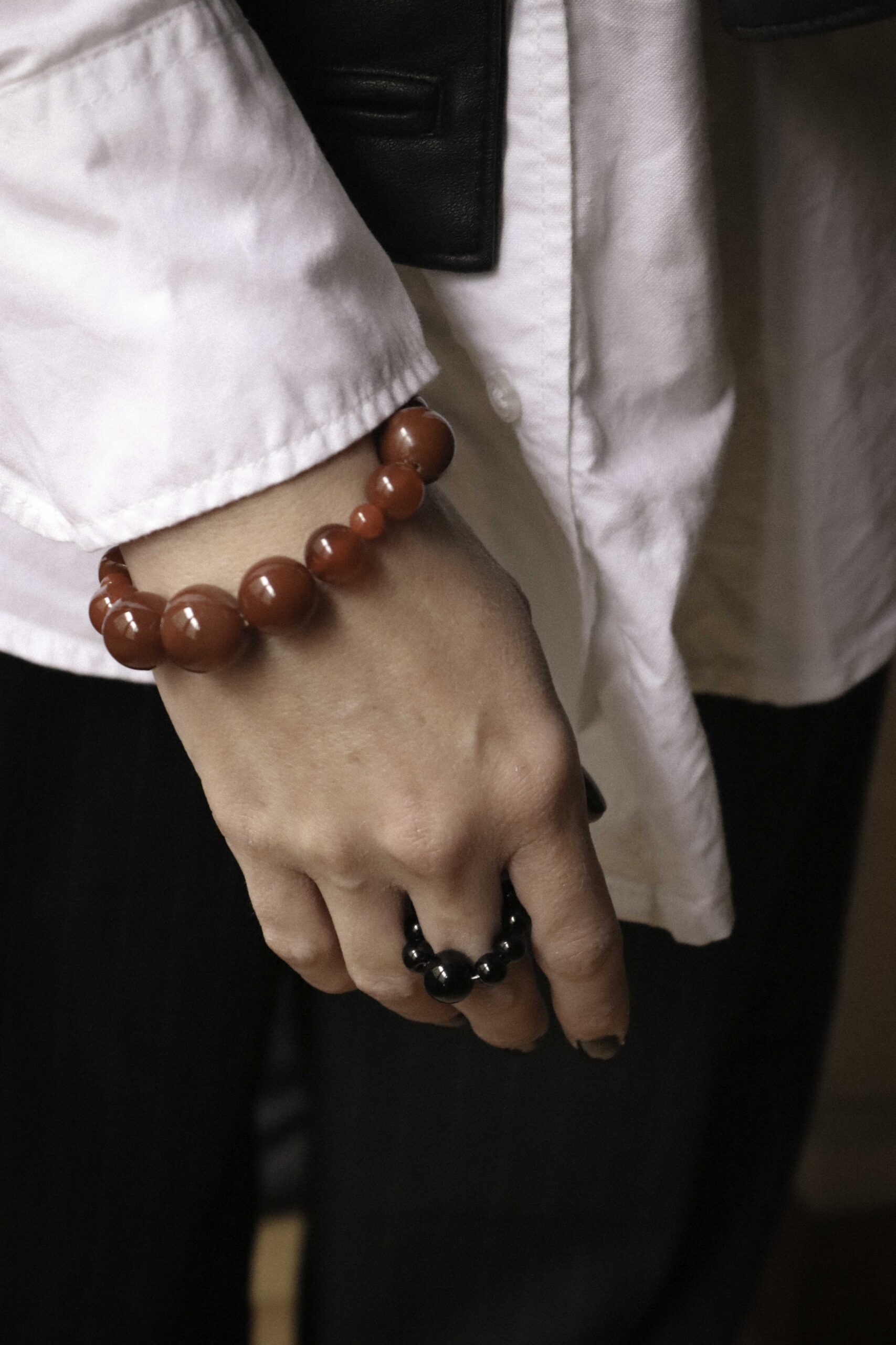 Atoms Armband Granat – Bild 4