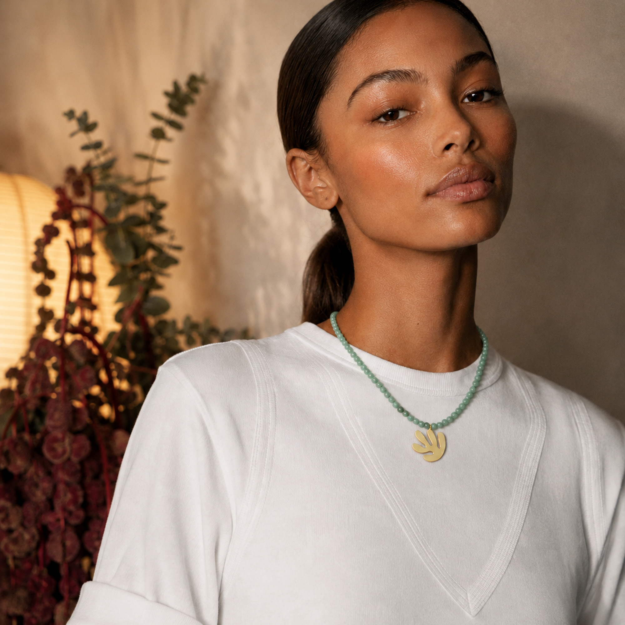 Acanthe Necklace Silver - Image 5