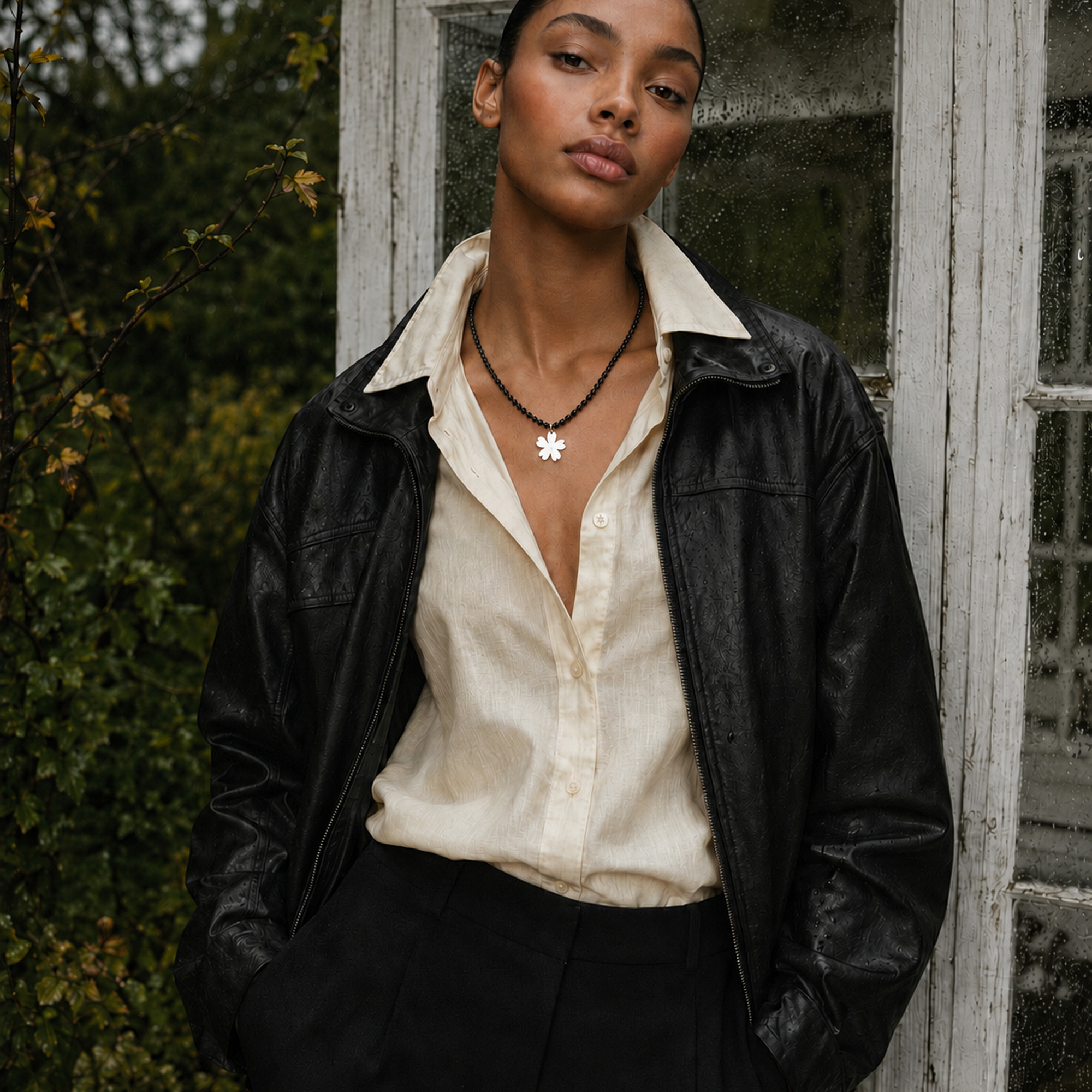 Fleur Necklace Gold - Image 2